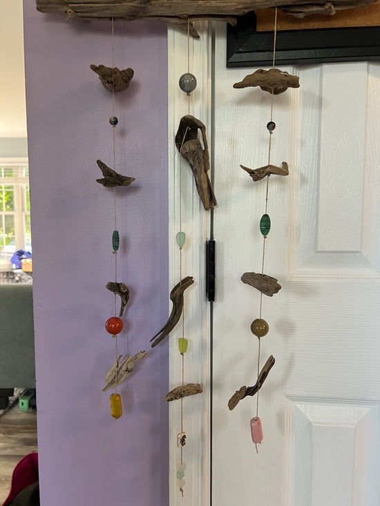 Other - Wind hanging decor handmade using driftwood and fro Potomac River